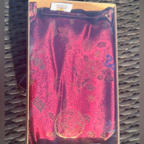 Noble Pet Company Red Silk/Satin Floral Heating Pad (microwave it) - Picture 9 of 16